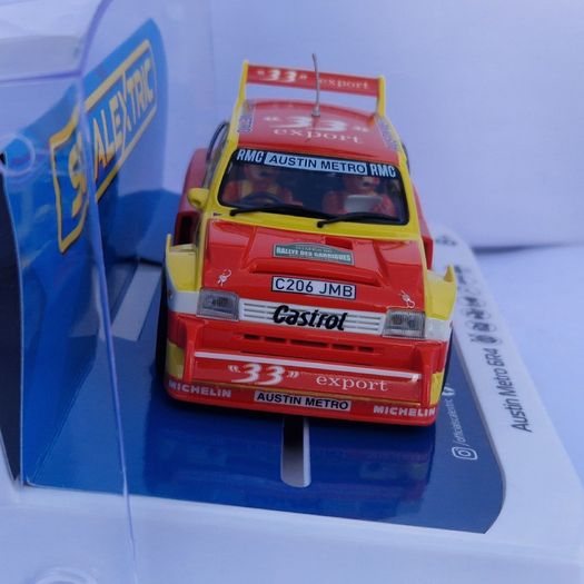 Scalextric C4668 Austin Metro 6R4 - Didier Auriol Slot Car ( rally WRC )