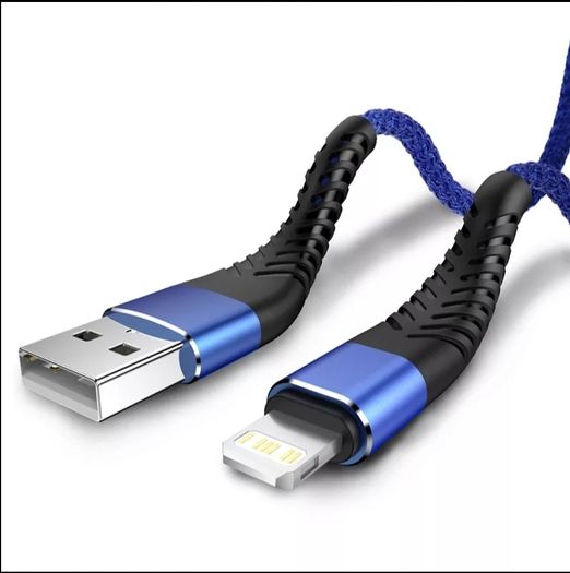 1m/2m/3m Long Lightning iPhone Charger for Apple iPhone 12 11 X 6 5 7 8 USB Cable