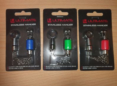 New - 3 x Stainless Steel Hangers - Carp Tench Bream Feeder Method Pellet Dumbells Hybrid Roach