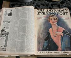 book THE  SATURDAY EVNING POST january 1 1927 to february 26 1927 in a book