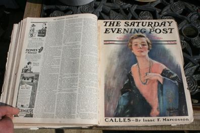 book THE  SATURDAY EVNING POST january 1 1927 to february 26 1927 in a book