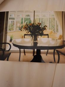 teak extendable table