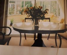 teak extendable table