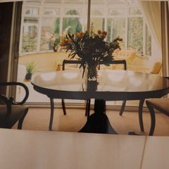 teak extendable table