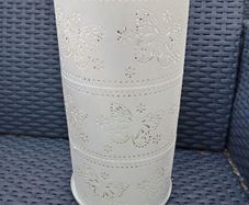 Unusual 2 Piece Butterfly Candle Holder