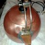 Large vintage copper kettle with bakelite handle Image 2