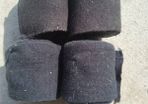 4 x black  bandages