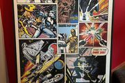 Large Solid Frame Star Wars Wall Picture