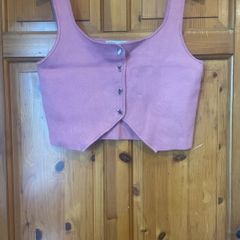 beautiful womens Zara waistcoat /vest
