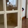 Vintage Style Cream Display Cabinet / Unit with Drawer Image 5