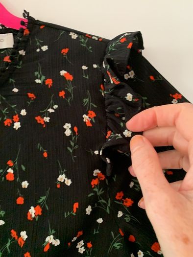 floral blouse