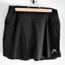 HEAD Tennis Black Club Womens Basic Skort Image 2