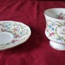 Rare Elizabethan Happy Anniversary Celebration Series Fine Bone China Cabinet Tea Cup And Saucer Made in England Image 5