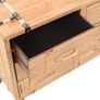 Drawer Cabinet Solid Fir Wood 91x35x73 cm Image 9