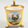 Ultra rare Old Vienna large cup and saucer 1870 Image 3