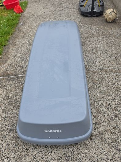 Halfords Roof Box Large Lockable Includes Fixings