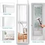 NEW SALE | Over Door Mirror Full Length, 110 x 33cm Wall Mounted Mirror Door Hung Mirror for Bathroom/Bedroom/Wardrobe - Toughened Glass Image 7