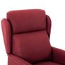 Massage Chair with Cushion Wine Image 6