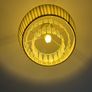 Crystal drop fabric lampshade Image 3