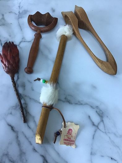 Traditional whistle  craft items from American Cherokees