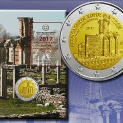 Greece 2 Euro Commemorative Coin 2017 - Archaeological Site of Philippi. Coincard