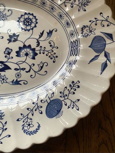 J & G Meakin Blue Nordic England Ironstone Platter