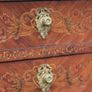Antique French Ormolu Mount Kneehole Inlaid Desk Image 2