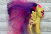 My Little Pony G4 Rainbow Rocks Fluttershy Brushable Butterfly Over Eye Used Please see photos
