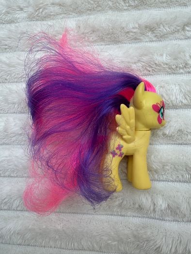 My Little Pony G4 Rainbow Rocks Fluttershy Brushable Butterfly Over Eye Used Please see photos