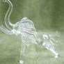 Vintage Hand Blown Crystal Elephant Figurine: Animal Art Glass Image 6