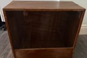 Vintage Wooden Shop Countertop Display Case (Rear Sliding Door) - 40cm x 44cm