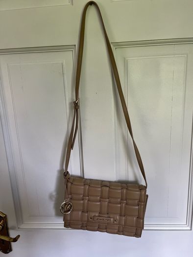 Michael Kors Woven Crossbody - like new