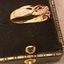 9ct diamond gold ring size O Image 2