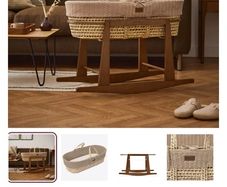 Moses Basket/Crib - Rocker (The Green Sheep)