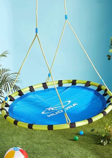 Unisex Adult Nest Swing -Multicolour (Blue/Yellow), 120 mm (FREE POSTAGE)