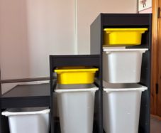 IKEA TROFAST storage unit with boxes