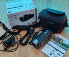 Sony HDR-CX405 Handycam, Boxed, with 2 Spare Batteries, 16GB SD Card and Case