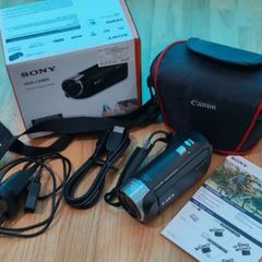 Sony HDR-CX405 Handycam, Boxed, with 2 Spare Batteries, 16GB SD Card and Case