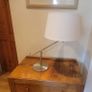 Stainless Steel Adjustable Height Table Lamp Image 3