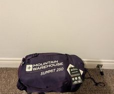 used to sleeping bag summit 250