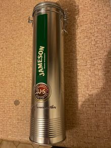 Jameson Whiskey Presentation Metal Tube Tin