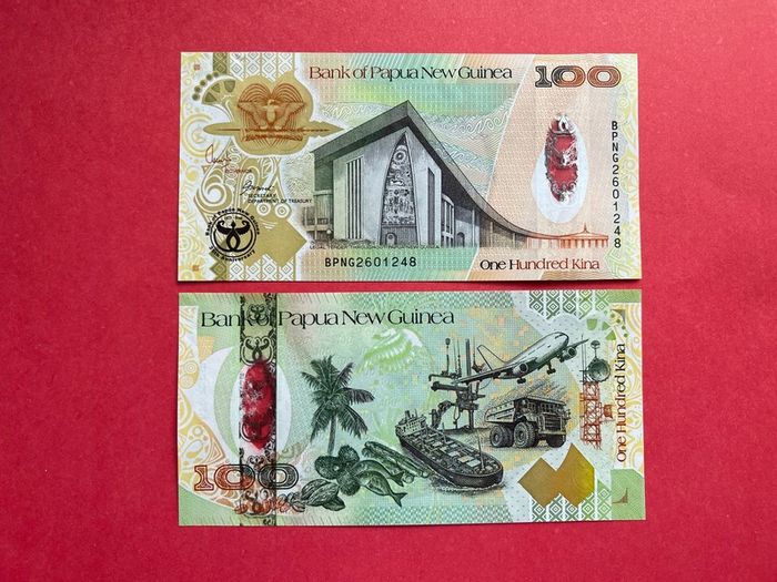 Papua New Guinea  100  Kina  2008 Commemorative Issue. ( Uncirculated )