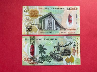 Papua New Guinea  100  Kina  2008 Commemorative Issue. ( Uncirculated )