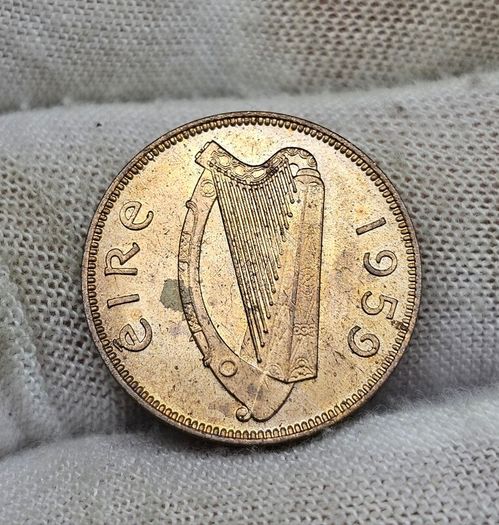 Ireland 1959 1/4d Farthing Beautiful Uncirculated Lustrous Red