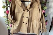 trench Bnwt size small trench coat jacket size small compania fantastica