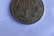 English Half Crown coin