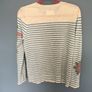 Zadig and Voltaire striped jumper with embellished detail Image 6