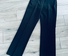 Straight leg black trousers XS
