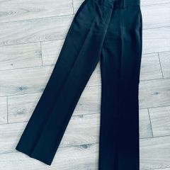 Straight leg black trousers XS