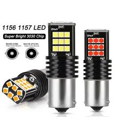 2x Signal Lamp P21w Led Ba15s 1156 Py21w Bau15s Bulb 3030SMD Canbus 1157 Led Bay15d P21/5w Turn Brake Backup Light 12V